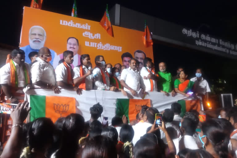 L murugan on Makkal Aasi yatra