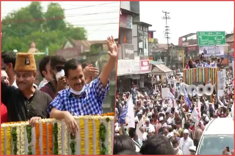 delhi-cm-arvind-kejriwal-road-show