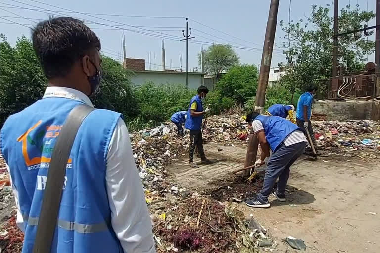 میرٹھ۔: پسماندہ علاقوں میں صفائی مہم کی شروعات