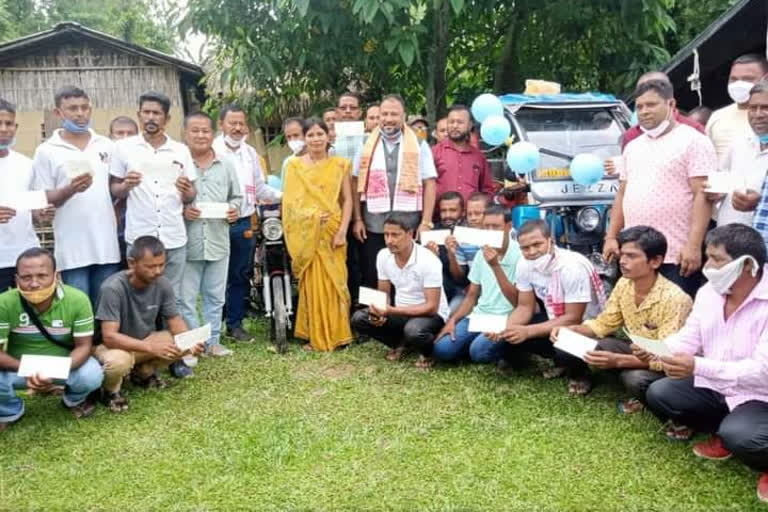 Minister Bimal Borah Inaugurated a biofloc at Dibrugarh