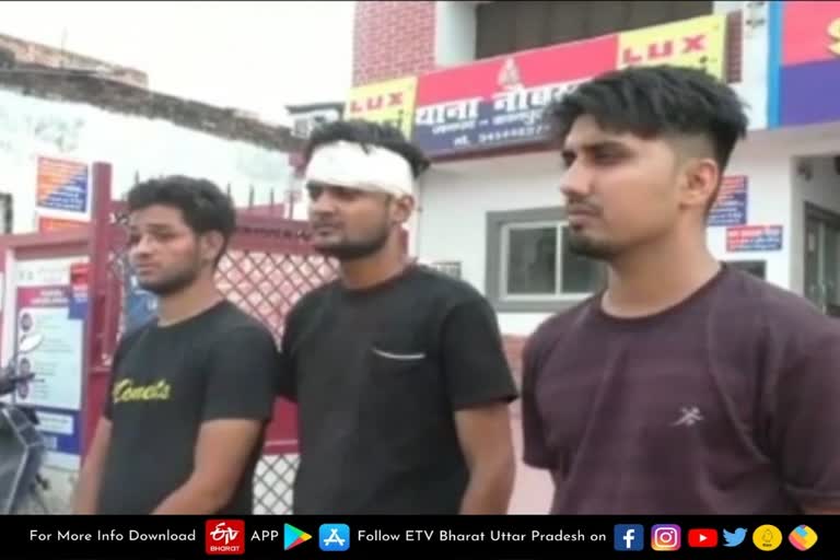 attack on three youth returning from rally on bjp state president swatantra dev singh