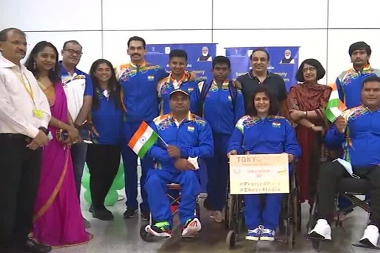 Indian contingent leaves for Tokyo Paralympics