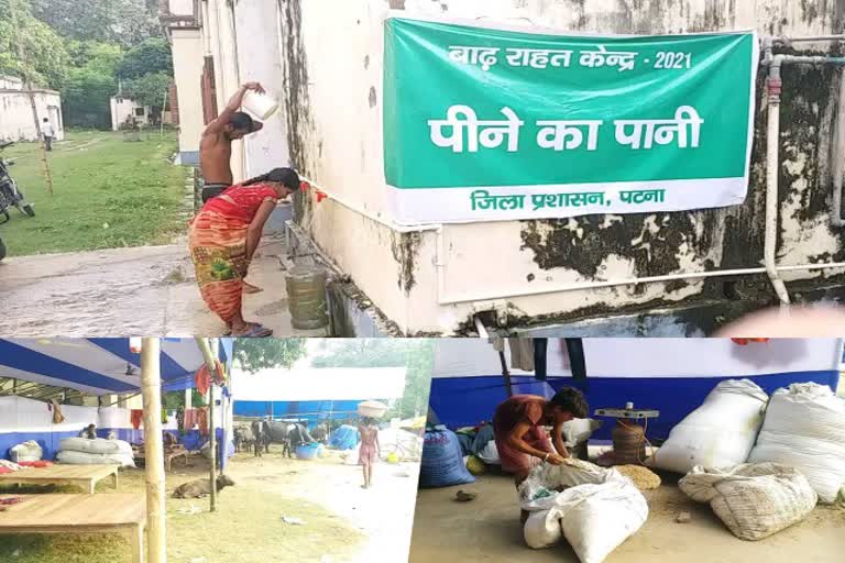 Bihar Flood Relief Camp