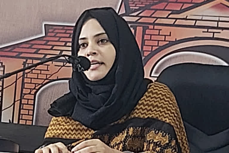 MSF National Vice President Fathima Thahliya