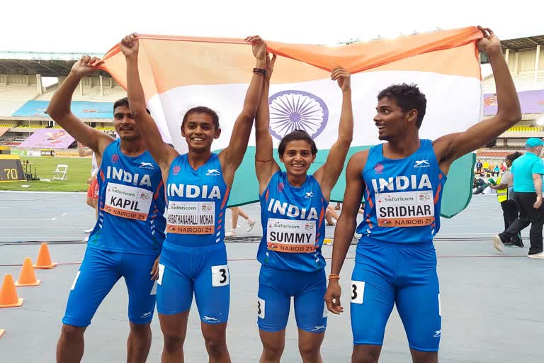 Indian mixed 4x400m relay team