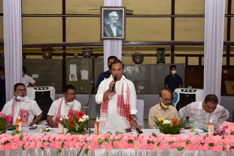 chief-minister-dr-himanta-biswa-sarma-visit-jorhat-with-several-agendas-etv-bharat-assam