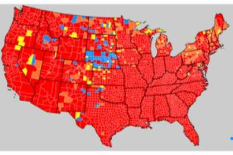 अमेरिका में कोरोना संक्रमण के मामलों में तेजी