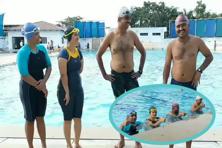 Shimoga swimmers going to participate Japan's swimming competition