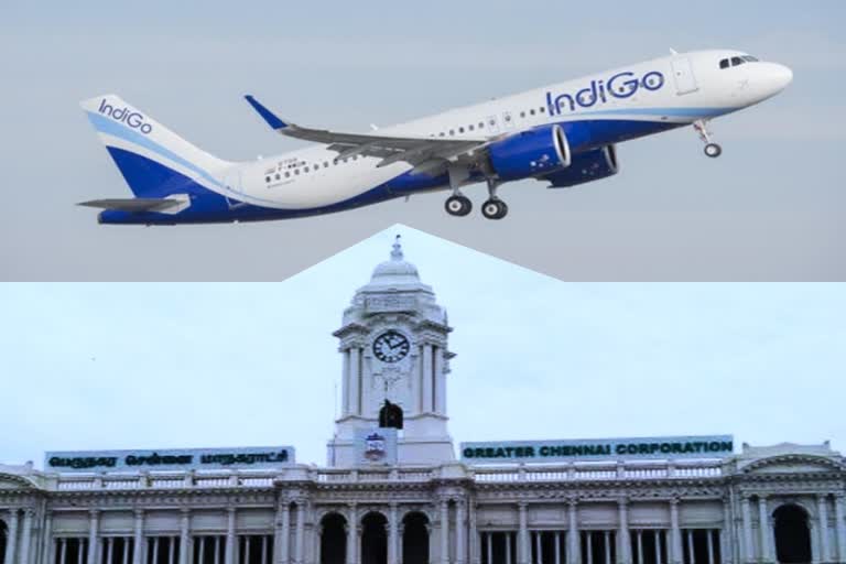 இண்டிகோ ஏர்லைன்ஸ், chennai corporation, chennai corporation charges penalty for indigo airlines