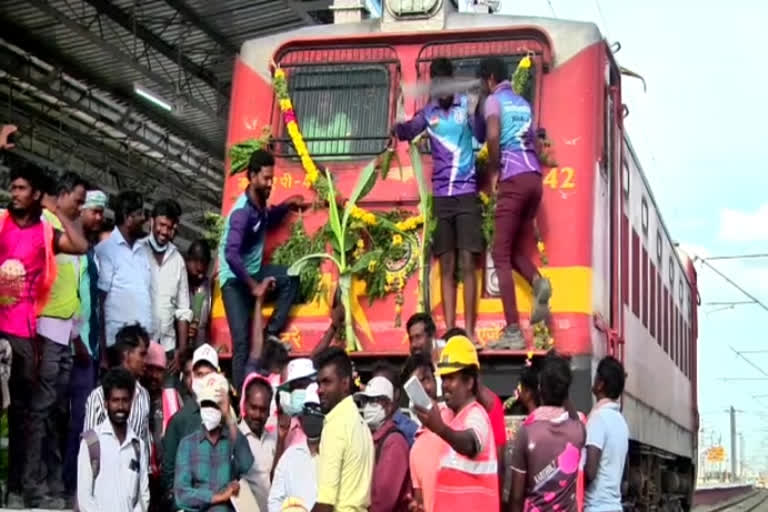 Thoothukudi double track train