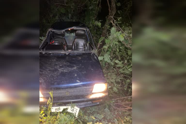 car fell into gorge in lana baka nahan