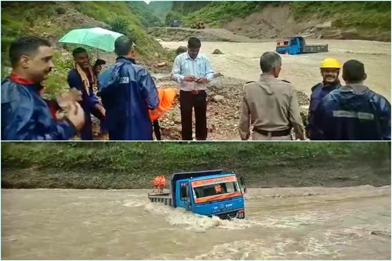 पुंग खड्ड का बढ़ा जलस्तर