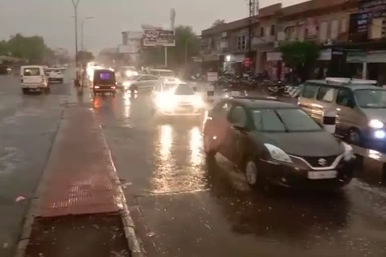 Barmer news, rain in Barmer