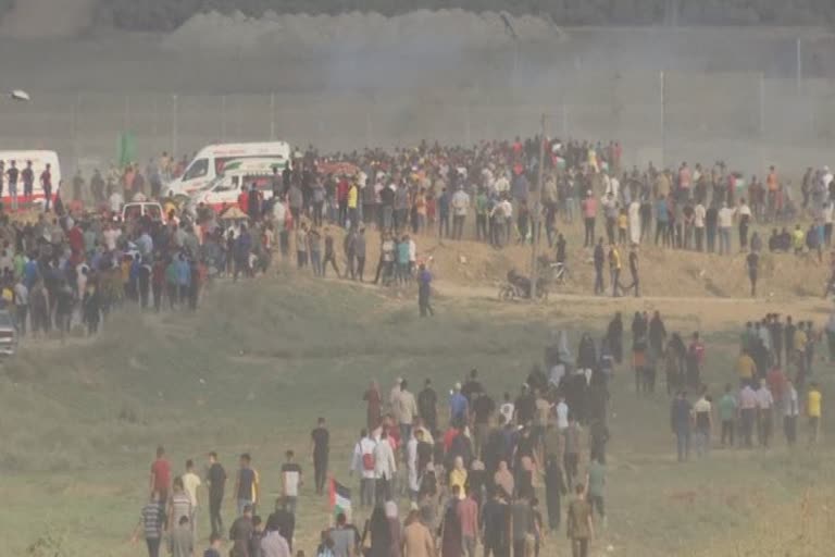 Gaza border clashes with Israeli army wound 24 Palestinians