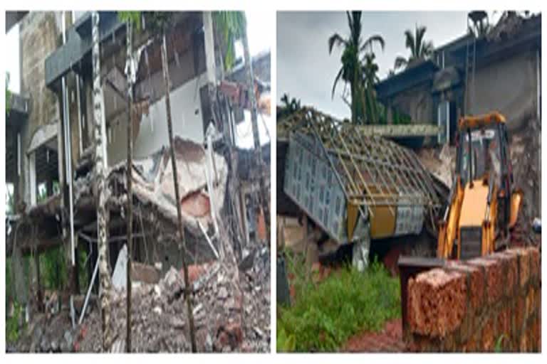 CM Uddhav Thackeray's Secratary MILIND NARVEKAR's illegal Bungalow demolition ratnagiri