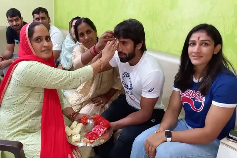 Bajrang Punia Celebrated Rakshabandhan