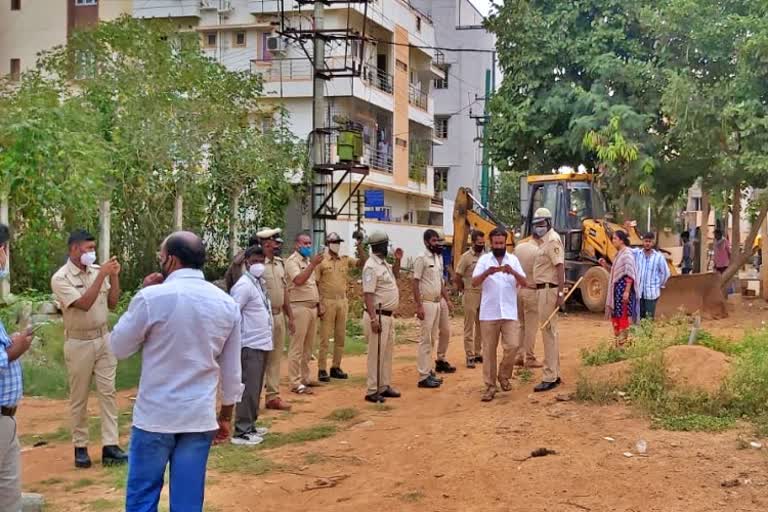 BBMP and Bangalore District Administration made Clearance operations