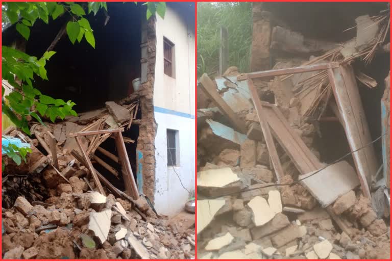 house collapsed in hamirpur