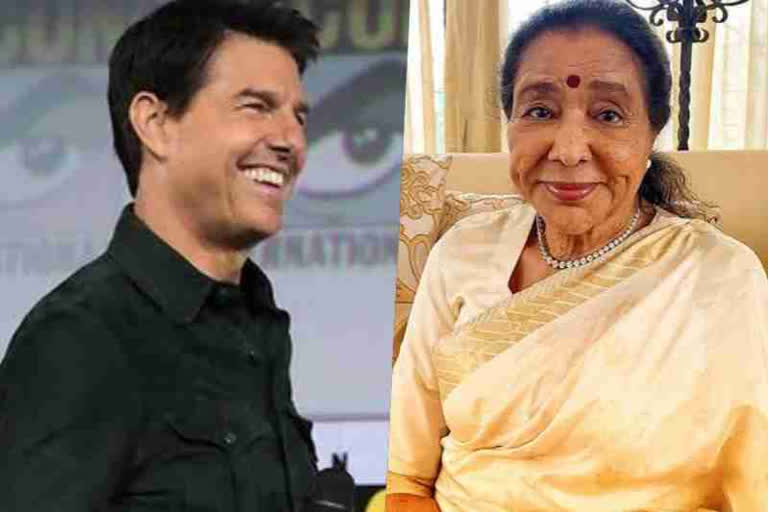 tom cruise at asha bhosle restaurant in uk