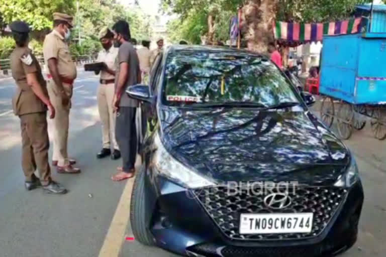 Government vehicle  vehicles under g and police symbol  vehicles under g and police symbol are inspected by police  chennai news  chennai latest news  vehicles under g and police symbol are inspected by police in chennai  government vehicles inspection  வாகனங்கள் பரிசோதனை  அரசு வாகனங்கள் பரிசோதனை  "G" என்ற அடையாளத்துடன் கூடிய வாகனங்கள் பரிசோதனை  சென்னையில் "G" என்ற அடையாளத்துடன் கூடிய வாகனங்கள் பரிசோதனை