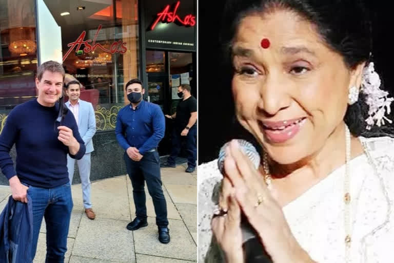 Tom Cruise visited Asha Bhosle's Birmingham restaurant Asha's and ordered Chicken Tikka Masala twice