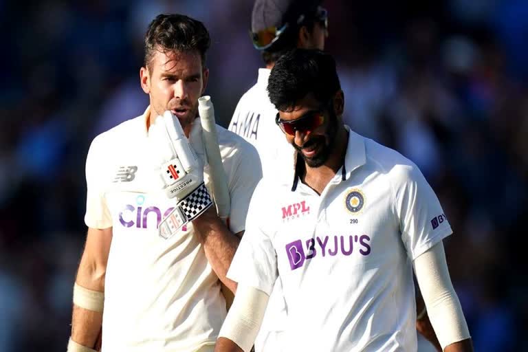 England pacer James Anderson  James Anderson  Jasprit Bumrah  india vs england  ഇന്ത്യ- ഇംഗ്ലണ്ട്  ജെയിംസ് ആൻഡേഴ്‌സണ്‍  ജസ്പ്രീത് ബുംറ