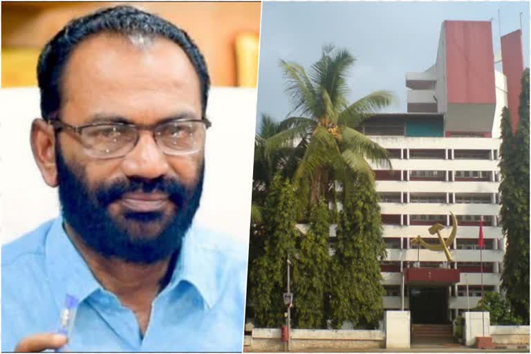 CPM district secretariat meeting  investigation report against VK Madhu  Complaint of tried to defeat Left candidate G Stephen  വി കെ മധുവിനെതിരായ ആരോപണം  ജി സ്റ്റീഫനെ പരാജയപ്പെടുത്താന്‍ ശ്രമം