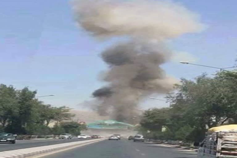 Two large explosions outside Kabul airport