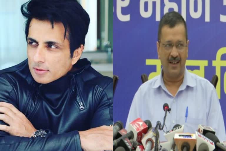 sonu sood meets arvind kejriwa