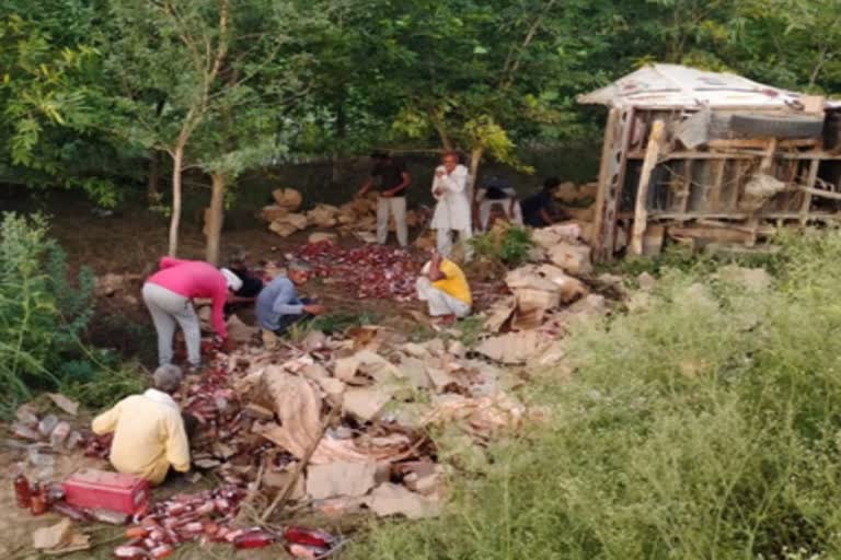 Hisar liquor truck accident