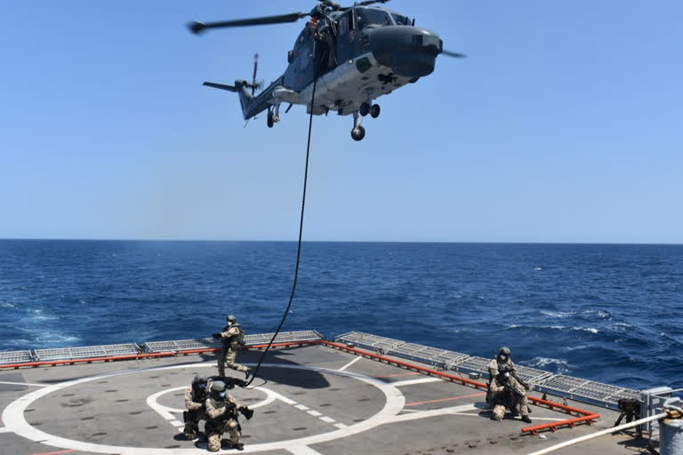 Joint exercise in Gulf of Aden