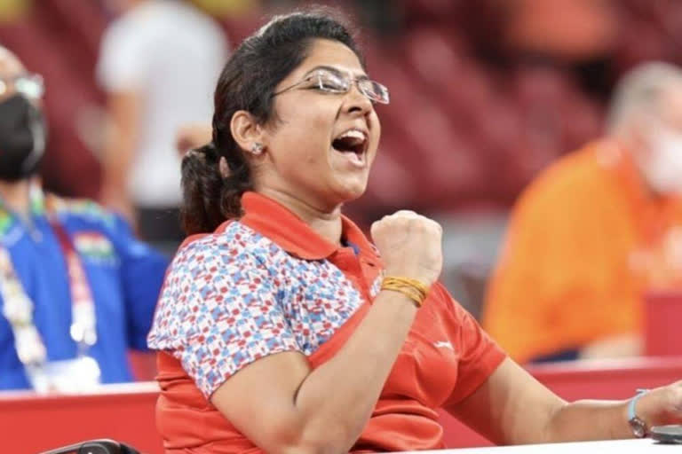 Bhavinaben Patel  Paralympics  Table Tennis  ഭവിനബെൻ പട്ടേല്‍  ടോക്കിയോ  ടോക്കിയോ പാരാലിമ്പിക്‌സ്