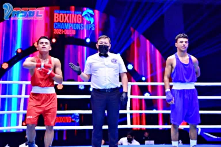 Vishwamitra  Vishwamitra enters final  Asian Youth Boxing Championship  विश्वामित्र  एशियाई यूथ मुक्केबाजी चैंपियनशिप  फाइनल फाइनल में