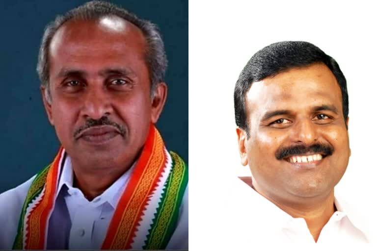 Congress suspended K Sivadasan Nair and KP Anil Kumar  Congress suspended two senior leaders  രണ്ട് മുതിർന്ന നേതാക്കളെ കോൺഗ്രസ് താത്കാലികമായി സസ്പെന്‍റ് ചെയ്തു  ഡിസിസി പുനഃസംഘടന  reconstitution of DCCs