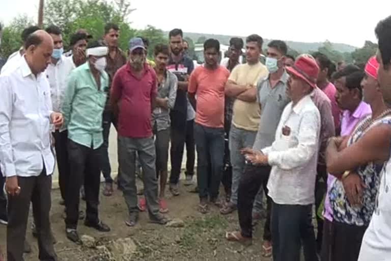 Villagers longing for water