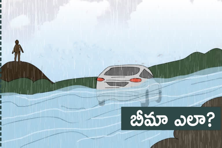 Car in floods
