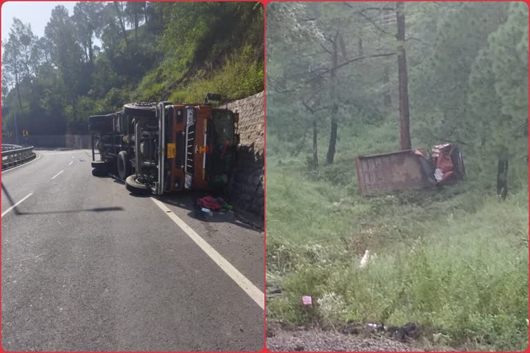 two road accidents in solan, सोलन में दो सड़क हादसे
