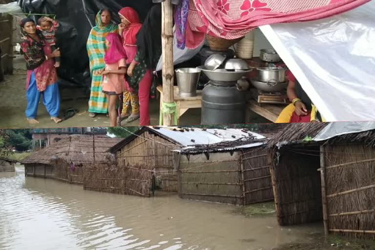 Flood in Nautan block