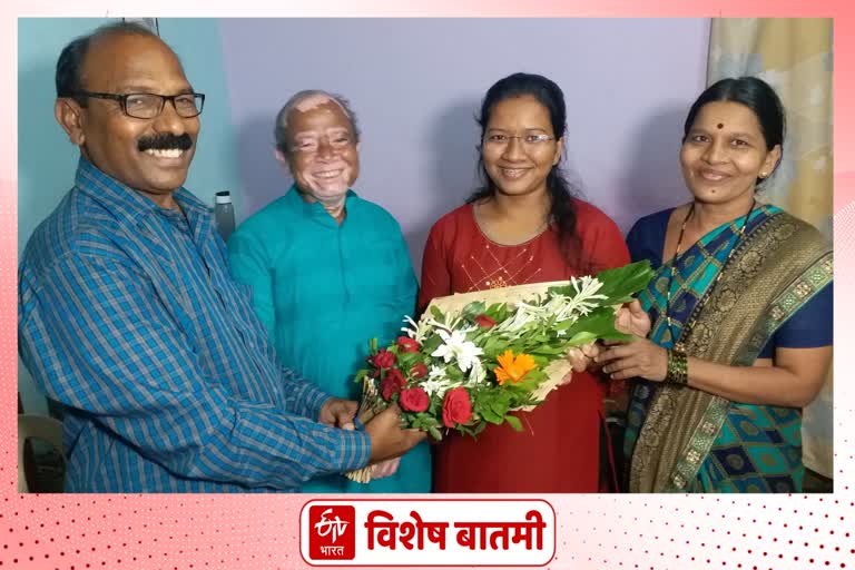 Aurangabad's Shamal Bankar cracked mpsc exam with first no in women's category