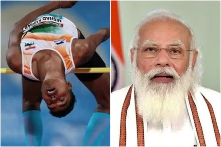 PM Narendra Modi congratulates high jumper Nishad Kumar