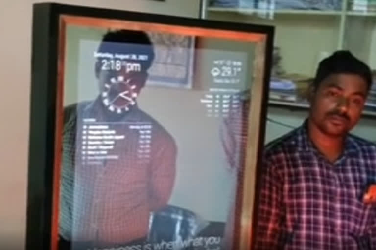 Engineering student creates a Smart Mirror in Odisha