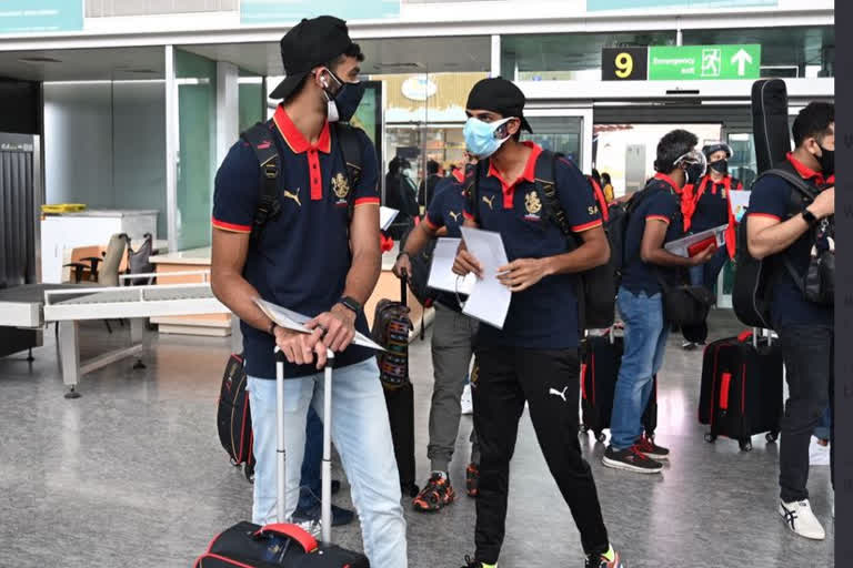 Royal Challengers Bangalorereach UAE for 2nd of leg IPL