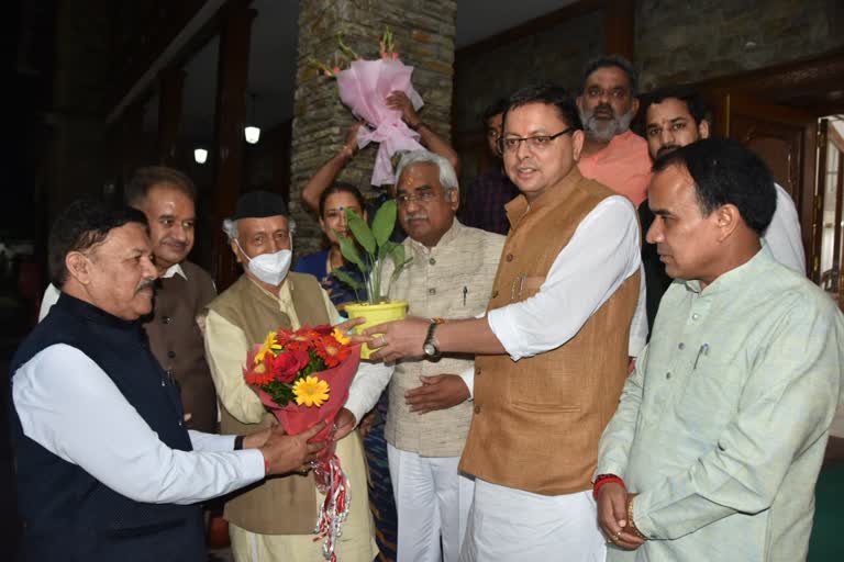 cm-dhami-meets-maharashtra-governor-bhagat-singh-koshyari-in-dehradun