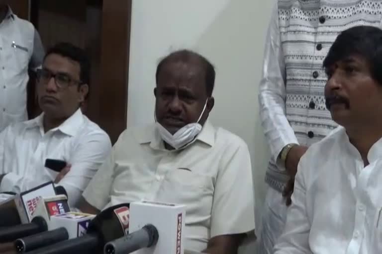 Ex cm HD Kumaraswamy reaction in Kalaburagi