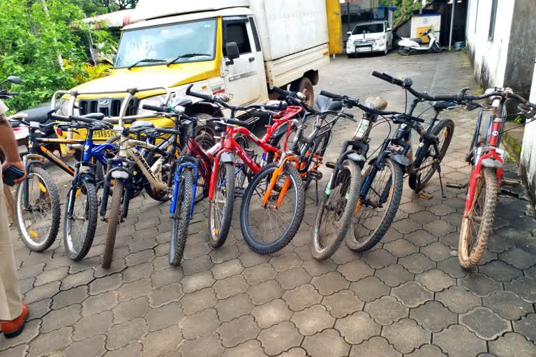 mangalore inspector son's bicycle thieves arrested news