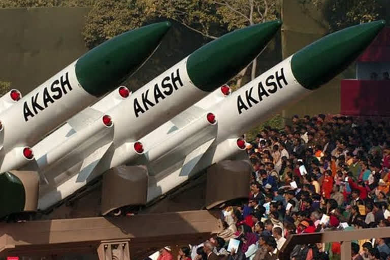 Akash missiles