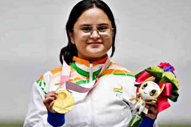 awani tokyo paralympics  टोक्यो पैरालंपिक  स्वर्ण पदक  अवनि लेखरा  एयर राइफल स्टैंडिंग  air rifle standing  avani lekhra  gold medal  Tokyo Paralympics