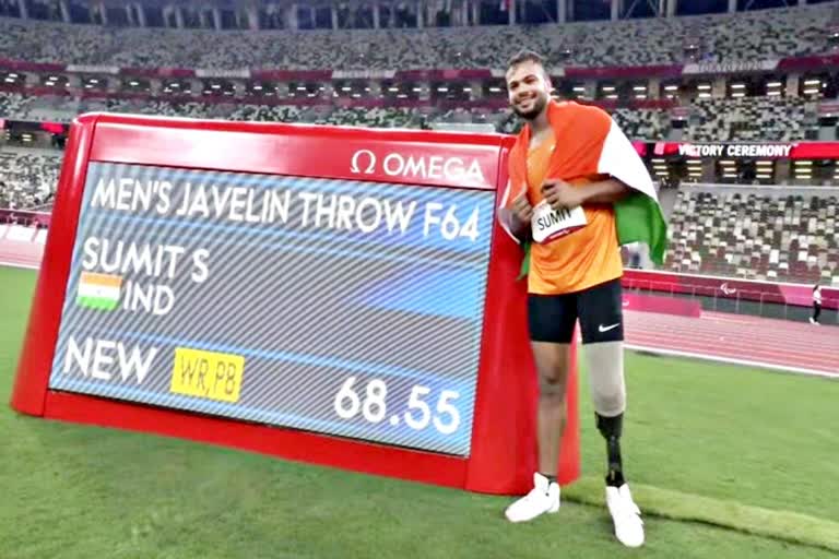 Tokyo Paralympics 2020  Sumit Antil  Accident  Sumit Antil Wins Gold Medal  Javelin Throw