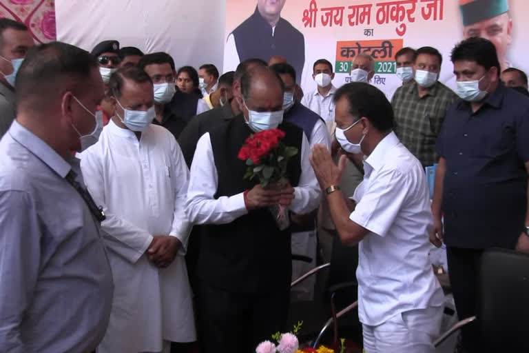 Chief Minister Jai Ram Thakur addresses public meeting in Kotli