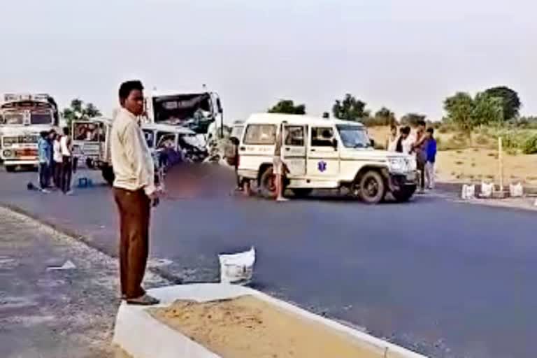 nagaur road accident, major road accident in rajasthan